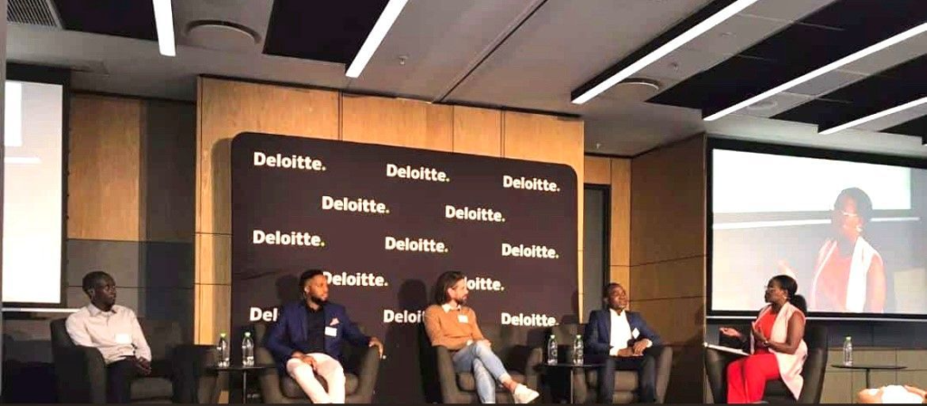 DAUST President, Dr. Sidy Ndao, talks about the Pan-African Robotics Competition at Deloitte event  